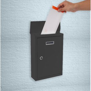 Cutie posta SMITH AND LOCKE, Inchidere cheie, 90 x 238 x 355mm, negru Cutie posta SMITH AND LOCKE, Inchidere cheie, 90 x 238 x 355mm, negru