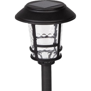 Lampa solara LED, 5000K, plastic, negru Lampa solara LED, 5000K, plastic, negru
