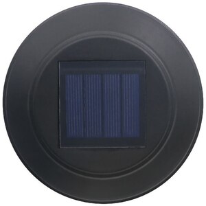 Lampa solara LED, 5000K, plastic, negru Lampa solara LED, 5000K, plastic, negru