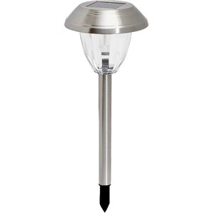 Set 4 lampi solare LED GOODHOME, 0.02 W, otel inoxidabil, argintiu Set 4 lampi solare LED GOODHOME, 0.02 W, otel inoxidabil, argintiu