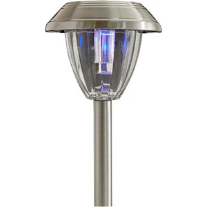 Set 4 lampi solare LED GOODHOME, 0.02 W, otel inoxidabil, argintiu Set 4 lampi solare LED GOODHOME, 0.02 W, otel inoxidabil, argintiu