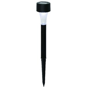 Set 10 lampi solare LED, 0,1 W, plastic, negru Set 10 lampi solare LED, 0,1 W, plastic, negru
