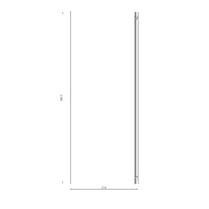 Paravan dus GOODHOME Ledava, aluminiu, sticla securizata 8mm, 80 x 195 cm, profil negru Paravan dus GOODHOME Ledava, aluminiu, sticla securizata 8mm, 80 x 195 cm, profil negru