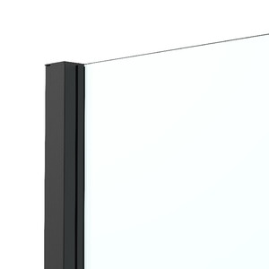 Paravan dus GOODHOME Ledava, aluminiu, sticla securizata 8mm, 80 x 195 cm, profil negru Paravan dus GOODHOME Ledava, aluminiu, sticla securizata 8mm, 80 x 195 cm, profil negru