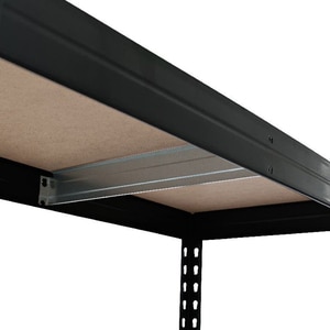 Extensie raft atelier GOODHOME Rivet, otel, 60 x 46 x 165 cm, negru Extensie raft atelier GOODHOME Rivet, otel, 60 x 46 x 165 cm, negru