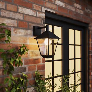 Lampa LED pentru exterior Docker GOODHOME, E27, 25W, IP44, tip downlight, negru Lampa LED pentru exterior Docker GOODHOME, E27, 25W, IP44, tip downlight, negru
