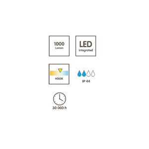 Stalp Led GOODHOME Edna, 1000lm, IP44, negru Stalp Led GOODHOME Edna, 1000lm, IP44, negru