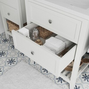 Masca lavoar GoodHome Perma, 60 x 45 x 80.6 cm, alb Masca lavoar GoodHome Perma, 60 x 45 x 80.6 cm, alb
