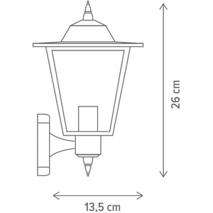 Aplica de exterior KLAUSEN York 1 KL8000, 15W, E27, Bronz Aplica de exterior KLAUSEN York 1 KL8000, 15W, E27, Bronz