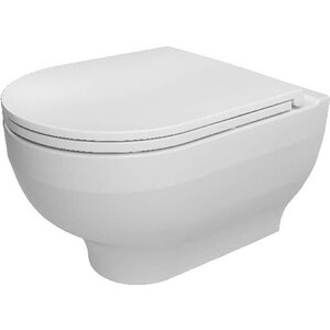 Vas WC suspendat GOODHOME Cavally, 35.5 x 53.5 x 40 cm, capac duroplast, alb Vas WC suspendat GOODHOME Cavally, 35.5 x 53.5 x 40 cm, capac duroplast, alb