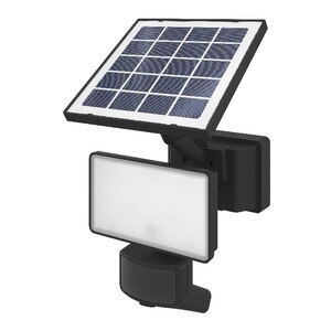 Proiector LED solar cu senzor GOODHOME, 800lm, 5000K, IP65, plastic, negru, lumina alb rece Proiector LED solar cu senzor GOODHOME, 800lm, 5000K, IP65, plastic, negru, lumina alb rece