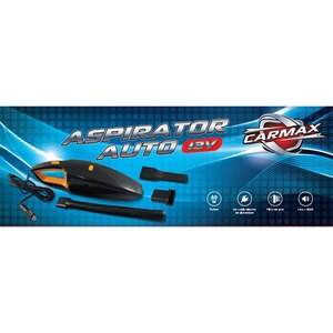 Aspirator auto CARMAX 49574, 80W, 12V, negru Aspirator auto CARMAX 49574, 80W, 12V, negru