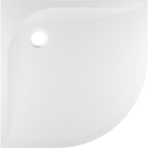 Cadita dus GOODHOME Cavally, semirotunda, compozit pe baza de rasina, 90 x 90 x 3 cm, alb Cadita dus GOODHOME Cavally, semirotunda, compozit pe baza de rasina, 90 x 90 x 3 cm, alb
