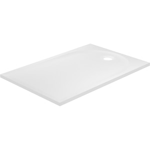 Cadita dus GOODHOME Cavally, dreapta, compozit pe baza de rasina, 100 x 80 x 3 cm, alb Cadita dus GOODHOME Cavally, dreapta, compozit pe baza de rasina, 100 x 80 x 3 cm, alb