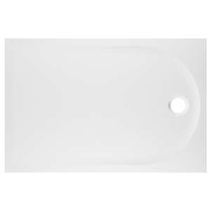 Cadita dus GoodHome Cavally, dreptunghiulara, compozit, 140 x 90 x 3 cm, alb Cadita dus GoodHome Cavally, dreptunghiulara, compozit, 140 x 90 x 3 cm, alb