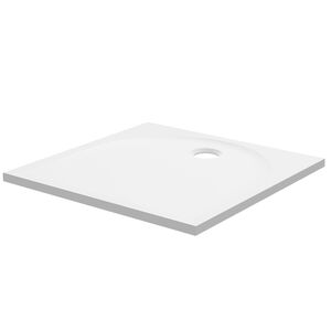 Cadita dus GoodHome Cavally, patrata, compozit, 70 x 70 x 3 cm, alb Cadita dus GoodHome Cavally, patrata, compozit, 70 x 70 x 3 cm, alb