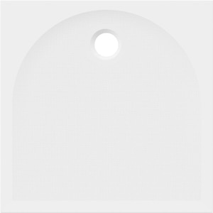 Cadita dus GOODHOME Cavally, patrata, compozit pe baza de rasina, 80 x 80 x 3 cm, alb Cadita dus GOODHOME Cavally, patrata, compozit pe baza de rasina, 80 x 80 x 3 cm, alb