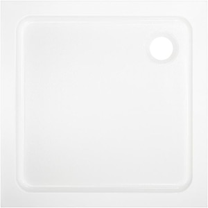Cadita dus Dommel, patrata, ABS si acril, 70 x 70 x 15 cm, alb Cadita dus Dommel, patrata, ABS si acril, 70 x 70 x 15 cm, alb