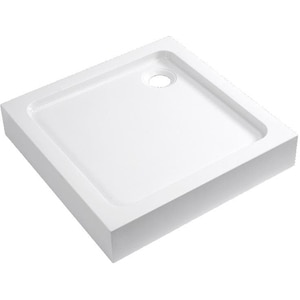 Cadita dus Dommel, patrata, ABS si acril, 80 x 80 x 15 cm, alb Cadita dus Dommel, patrata, ABS si acril, 80 x 80 x 15 cm, alb