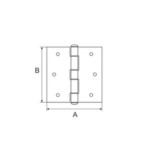 Balama SUKI, 60 x 60mm, otel, argintiu Balama SUKI, 60 x 60mm, otel, argintiu