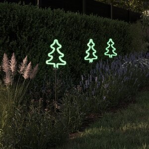 Lampa solara Brad, LED, verde Lampa solara Brad, LED, verde