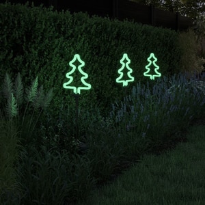 Lampa solara Brad, LED, verde Lampa solara Brad, LED, verde