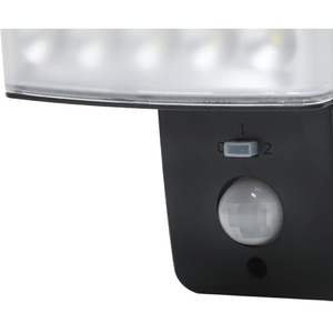 Proiector solar cu senzor de miscare FLEMING, 120lm, negru Proiector solar cu senzor de miscare FLEMING, 120lm, negru