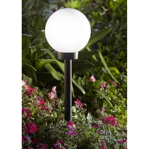 Stalp solar LED GOODHOME 101278683, 0.02W, negru Stalp solar LED GOODHOME 101278683, 0.02W, negru