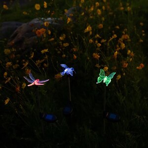 Lampa solara LED, forma de libelula Lampa solara LED, forma de libelula