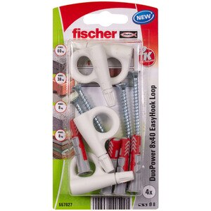 Set dibluri FISCHER DuoPower, 8 x 40mm, 4 bucati Set dibluri FISCHER DuoPower, 8 x 40mm, 4 bucati