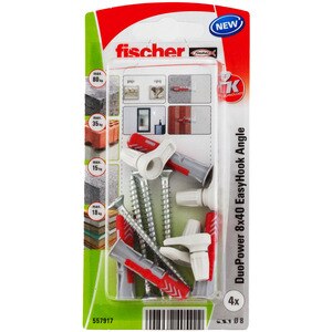 Set dibluri FISCHER DuoPower, 8 x 40mm, 4 bucati Set dibluri FISCHER DuoPower, 8 x 40mm, 4 bucati