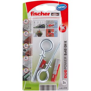 Set dibluri FISCHER DuoPower, 8 x 40mm, 2 bucati Set dibluri FISCHER DuoPower, 8 x 40mm, 2 bucati