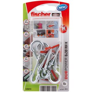 Set dibluri FISCHER DuoPower, 6 x 30mm, 6 bucati Set dibluri FISCHER DuoPower, 6 x 30mm, 6 bucati