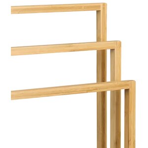 Suport prosop FRANDIS 196077, bambus, 42 cm, bej Suport prosop FRANDIS 196077, bambus, 42 cm, bej