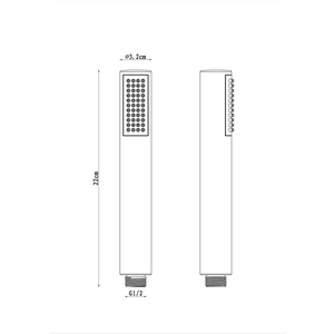 Para dus GOODHOME Yekela, 1 functie, argintiu Para dus GOODHOME Yekela, 1 functie, argintiu