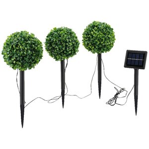 Set 3 lampi solare copac, 0.1 W, 10 lumeni, IP44, 2500K, verde Set 3 lampi solare copac, 0.1 W, 10 lumeni, IP44, 2500K, verde