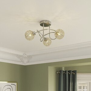 Lampa GOODHOME Caelus, 3 x G9, 40W, argintiu Lampa GOODHOME Caelus, 3 x G9, 40W, argintiu