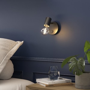 Spot GOODHOME Ghlin Mblk, 8.6W, E27, negru Spot GOODHOME Ghlin Mblk, 8.6W, E27, negru