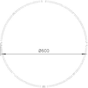 Oglinda baie GOODHOME, 60 x 60 cm, negru Oglinda baie GOODHOME, 60 x 60 cm, negru