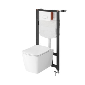 Vas WC suspendat GoodHome Levanna, ceramica, 36 x 50 x 35.5 cm, capac SoftClose, alb Vas WC suspendat GoodHome Levanna, ceramica, 36 x 50 x 35.5 cm, capac SoftClose, alb