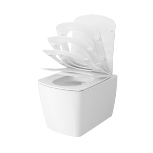 Vas WC suspendat GoodHome Levanna, ceramica, 36 x 50 x 35.5 cm, capac SoftClose, alb Vas WC suspendat GoodHome Levanna, ceramica, 36 x 50 x 35.5 cm, capac SoftClose, alb