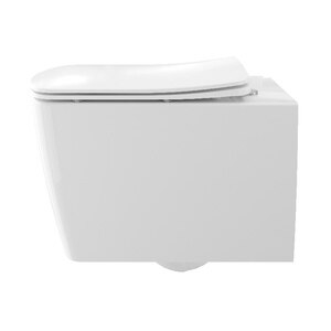 Vas WC suspendat GoodHome Levanna, ceramica, 36 x 50 x 35.5 cm, capac SoftClose, alb Vas WC suspendat GoodHome Levanna, ceramica, 36 x 50 x 35.5 cm, capac SoftClose, alb