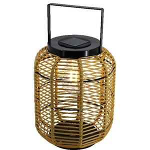 Felinar solar LED Umatilla, 0.06 W, 1 lumen, IP44, 3000K, maro/negru Felinar solar LED Umatilla, 0.06 W, 1 lumen, IP44, 3000K, maro/negru