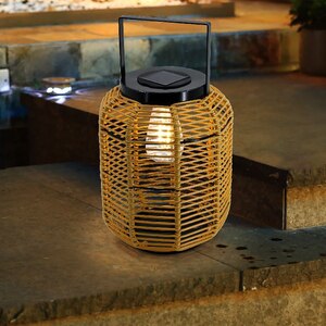 Felinar solar LED Umatilla, 0.06 W, 1 lumen, IP44, 3000K, maro/negru Felinar solar LED Umatilla, 0.06 W, 1 lumen, IP44, 3000K, maro/negru