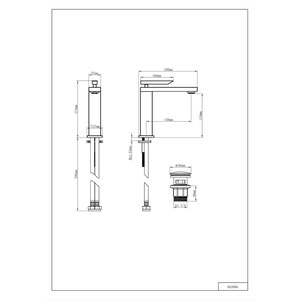 Baterie lavoar GOODHOME Kolima, metal, crom Baterie lavoar GOODHOME Kolima, metal, crom