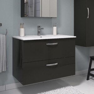Masca lavoar Aruna, 80 x 45 x 55 cm, gri Masca lavoar Aruna, 80 x 45 x 55 cm, gri