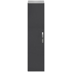 Dulap baie Aruna, 27.5 x 32 x 112 cm, gri inchis Dulap baie Aruna, 27.5 x 32 x 112 cm, gri inchis