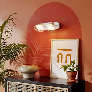 Spot LED Tsolma GOODHOME, 2 becuri E14, 10W, alb Spot LED Tsolma GOODHOME, 2 becuri E14, 10W, alb