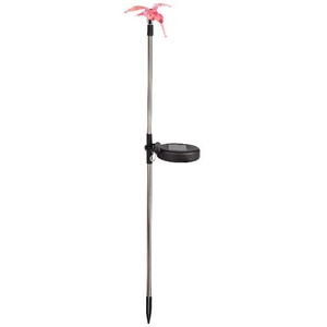 Lampa solara Pasare, IP44, 300 mAh, argintiu Lampa solara Pasare, IP44, 300 mAh, argintiu