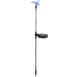 Lampa solara Pasare, IP44, 300 mAh, argintiu Lampa solara Pasare, IP44, 300 mAh, argintiu